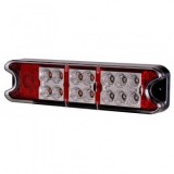 Lampa LED 12V 24V Auto, 18 LED SMD, 3 Functii, 19cm, Omologata UE, IP68