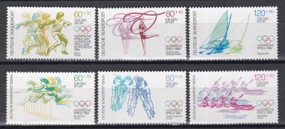 Germania 1984 - Jocurile Olimpice - Los Angeles, SUA, 2 Serii, MNH foto