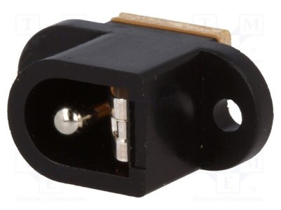 Conector alimentare DC CLIFF soclu tată 5,5/2,5mm 5A foto