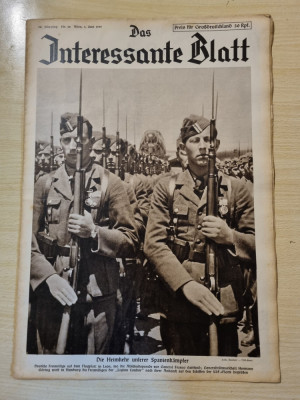 revista nazista austria 1 iunie 1939-foto hitler,carol al 2-lea,regele mihai foto