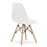 Scaun stil scandinav, Artool, Osaka, PP, lemn, alb, 46x54x81 cm GartenVIP DiyLine