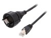 Cablu Patch Cord Ethernet BULGIN 5m IP68, Conector RJ45, 8 Pini, Aurit, Poliamida, Bronz-Fosfor, -25-75 C