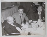 JACQUES DUCLOS DISCUTAND LA MASA , CONGRESUL AL VIII - LEA AL P.C.I. , ROMA , FOTOGRAFIE DE PRESA , 1956