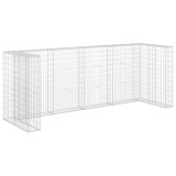 Cumpara ieftin Perete gabion pentru pubele, 320x100x120 cm, otel galvanizat
