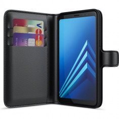 Husa Telefon Wallet Case Samsung Galaxy A8 2018 a530 Black BeHello