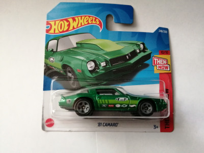 bnk jc Hot Wheels `81 Camaro - 2022 Then and Now 248/250 foto