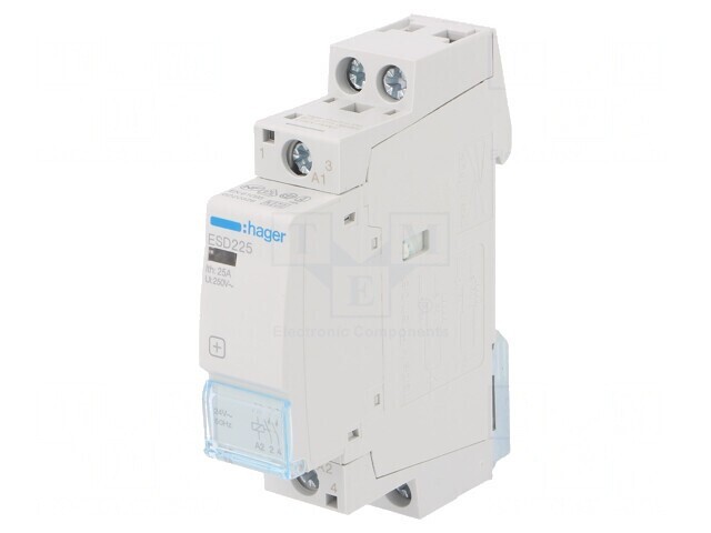 Contactor 2P 25A 24VAC NO ESD225