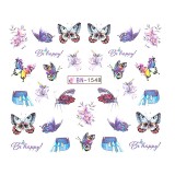 Cumpara ieftin Tatuaj unghii LUXORISE, Butterfly BN-1548, LUXORISE Nail Art