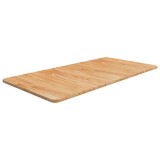 Cumpara ieftin Blat de baie, maro deschis, 100x50x1,5 cm, lemn masiv tratat