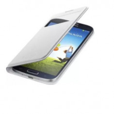 Husa Flip S-View Originala Samsung S4 Alb - EF-MI950BWEGWW