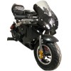 Mini motocicleta copii MiniRocket PS88 50cc negru