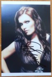 Autograf Tarja Turunen, fosta componenta a formatiei Nightwish intre anii 1996 - 2005