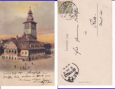 Brasov - Piata Sfatului- clasica, rara foto