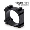 Set suport constructie baterie 18650 1x1 - 10 buc