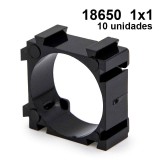 Set suport constructie baterie 18650 1x1 - 10 buc