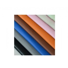 Material imitatie piele perforat Bej