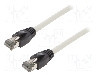 Cablu patch cord, Cat 8.1, lungime 0.5m, S/FTP, LOGILINK - CQ8022S