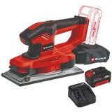 Einhell TE-OS 18/230 Li PXC + Starter Kit - Slefuitor cu vibratii 230x115 mm + Set 1 acumulator si incarcator Li-Ion 18 V 4 Ah