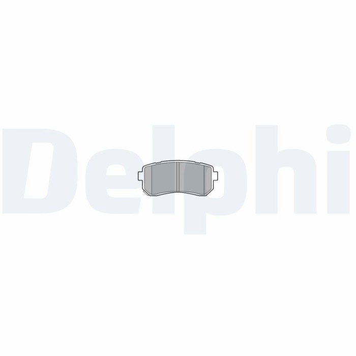 DELPHI LP3576 set placute frana,frana disc