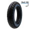 Anvelopă solidă ultra-ușoară off-road, 10x2.125-6.1/B34, negru cu linie albastră | Motorevolution
