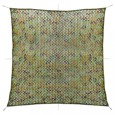 vidaXL Plasă de camuflaj cu geantă de depozitare, verde, 5x5 m foto
