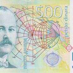 Bancnota Serbia 500 Dinari 2007 - P51 UNC