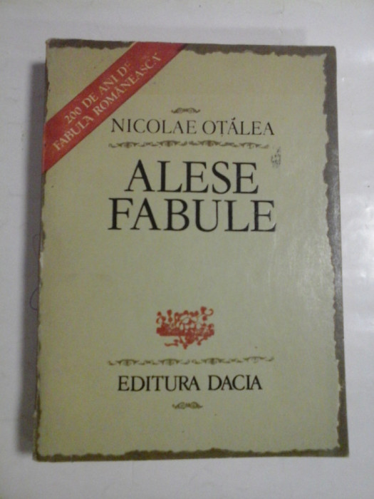 ALESE FABULE - NICOLAE OTALEA