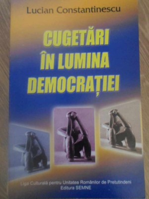 CUGETARI IN LUMINA DEMOCRATIEI-LUCIAN CONSTANTINESCU-232727 foto