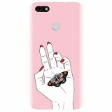 Husa silicon pentru Huawei P9 Lite, Butterfly In Hand