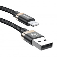 Cablu USB Lightning Baseus 1M 2A gold foto