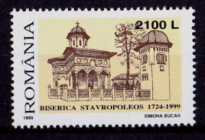 RO 1999 ,LP 1494 ,&amp;quot;275 ani Manastirea Stavropoleos&amp;quot; , MNH foto