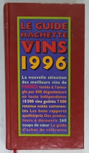 LE GUIDE HACHETTE DES VINS , 1996