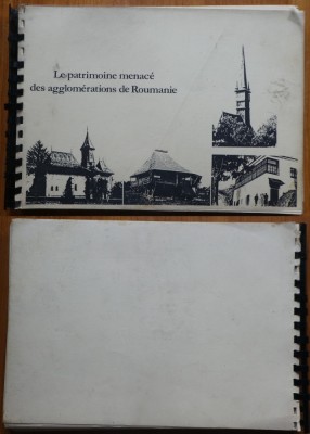 Album ; Patrimoniul Romaniei amenintat , Paris , 1980 foto