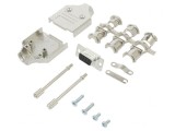 Conector D-Sub HD 15 Pin Mamă Lipire pe Cablu Gold Flash 13mm