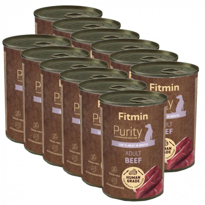 Fitmin Purity Adult Beef 12 x 400 g