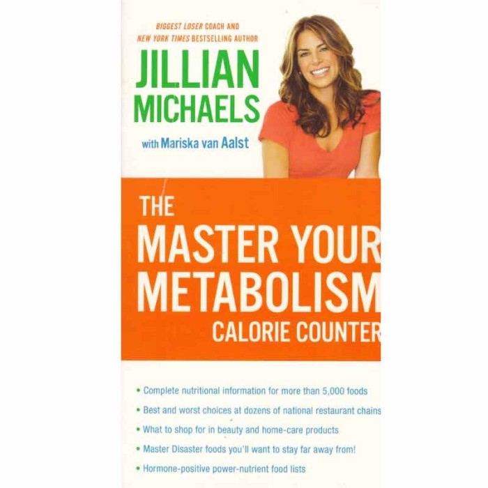 Jillian Michaels - The master your metabolism calorie counter - 133174