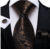 Set cravata + batista + butoni - matase -- model 765
