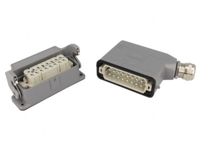 Set Conector HDC Tată-Mamă Soclu-Mufă Han Kit foto