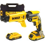 DeWalt DCF620D2K - Masina de insurubat cu 2 acumulatori Li-Ion 18 V 2 Ah 30 Nm motor fara perii turatie reglabila valiza speciala accesorii