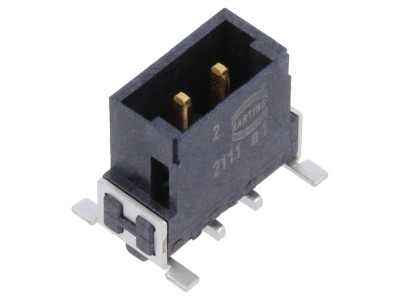 Conector PCB-PCB tată 2 pini 2,54mm foto