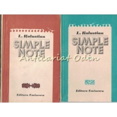 Simple Note I, II - L. Kalustian