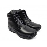 Cumpara ieftin Marimea 44 Bocanci barbati Sport din piele naturala imblaniti BOCBITNBOX