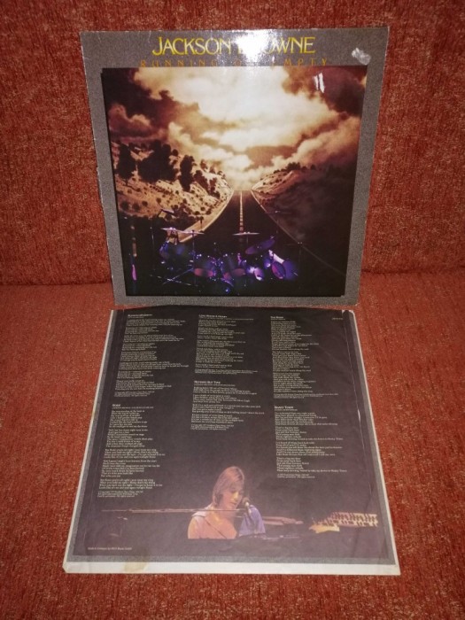 Jackson Brown Running on Empty+booklet-Aslyum 1977 Ger vinil vinyl