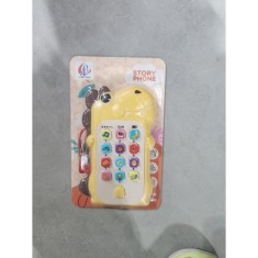 Jucarie Interactiva, Cyrax, Telefon Inteligent, Model Dinozaur, Functii Educative, Muzicale si Voce, 4-6 ani, 19 x 11.5 cm, din Plastic, Galben