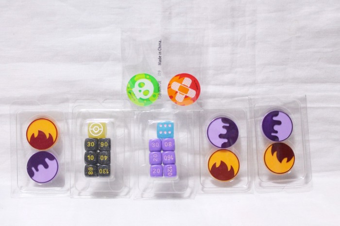 Accesorii Pokemon oficiale zaruri jetoane