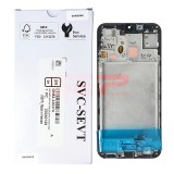 LCD+Touchscreen cu Rama Samsung Galaxy A15 4G / 5G / A155 / A156 BLACK Original Service Pack