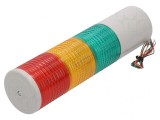 Coloană de semnalizare LED roşu/ambră/verde 24V