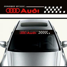 Sticker parasolar auto AUDI FLAG (126 x 16cm) ManiaStiker