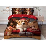 Cumpara ieftin Lenjerie de pat de Craciun pentru pat dublu - SPR3041