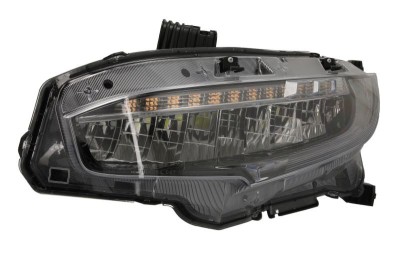 Far Honda Civic, 07.2016-, partea Stanga, cu lumina timp de zi tip LED; LED; electric; cu motor, DEPO foto